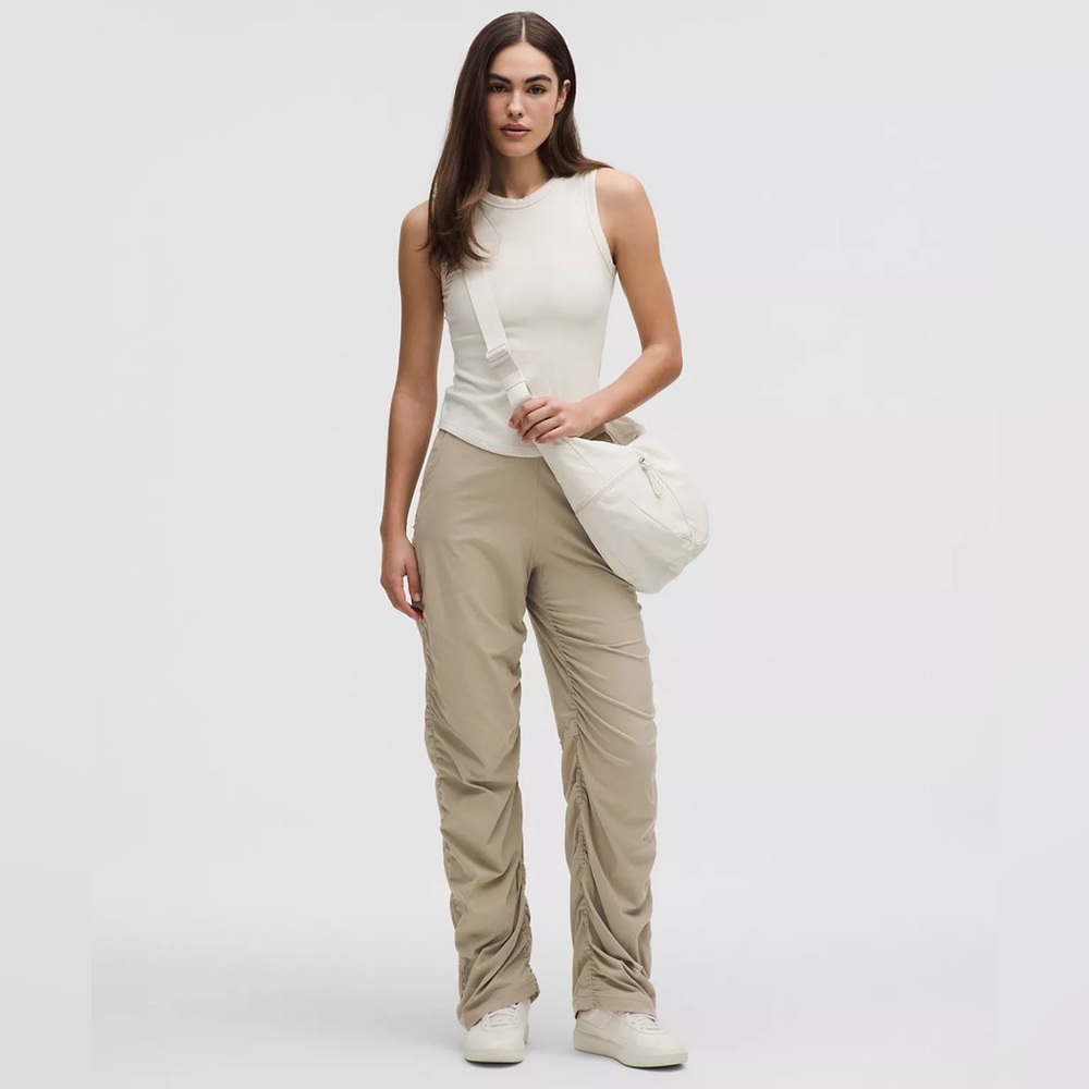 Lululemon Dance Studio NWT Slim-Fit High-Rise Flared Pant Sheer Oak color